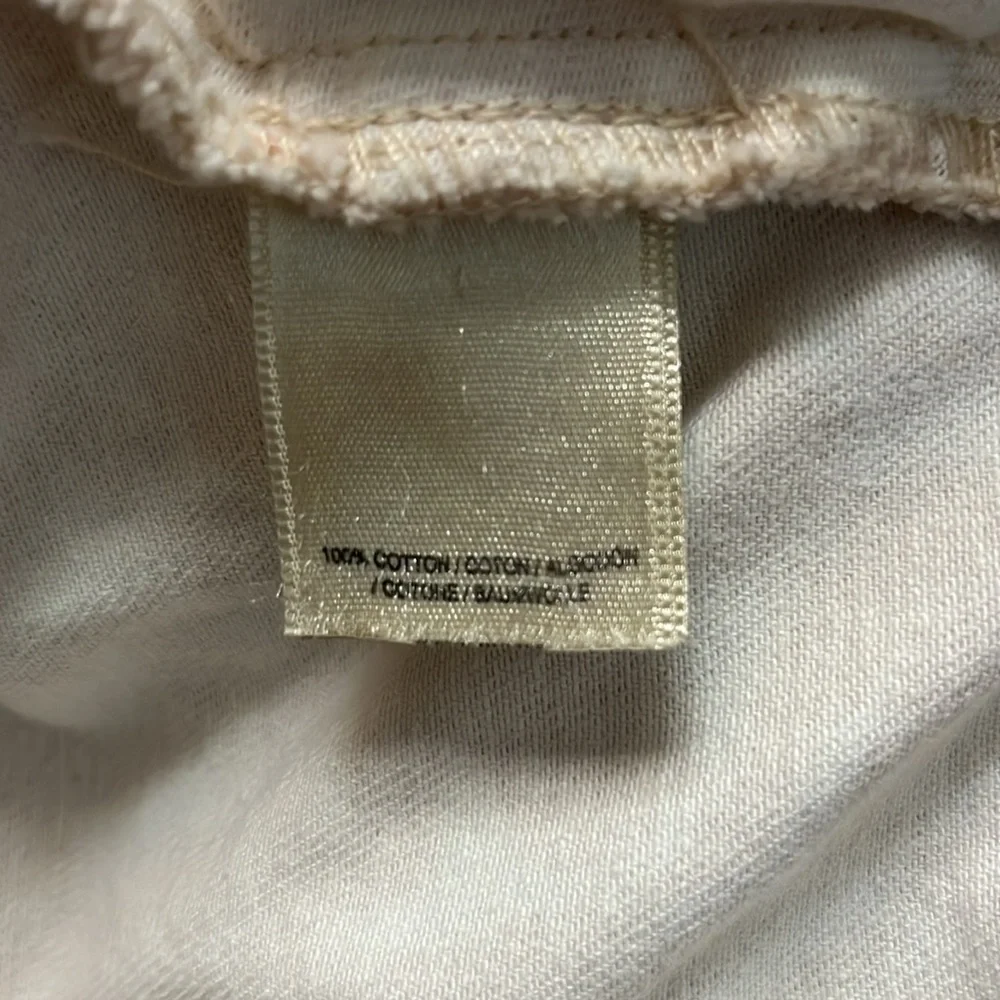 Pilcro Printed Trucker Jacket in Pink and White‎ size medium